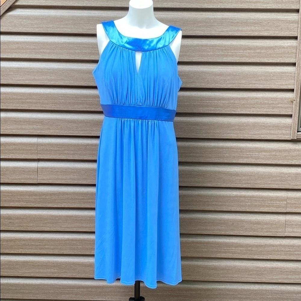 David’s Bridal  Blue Dress